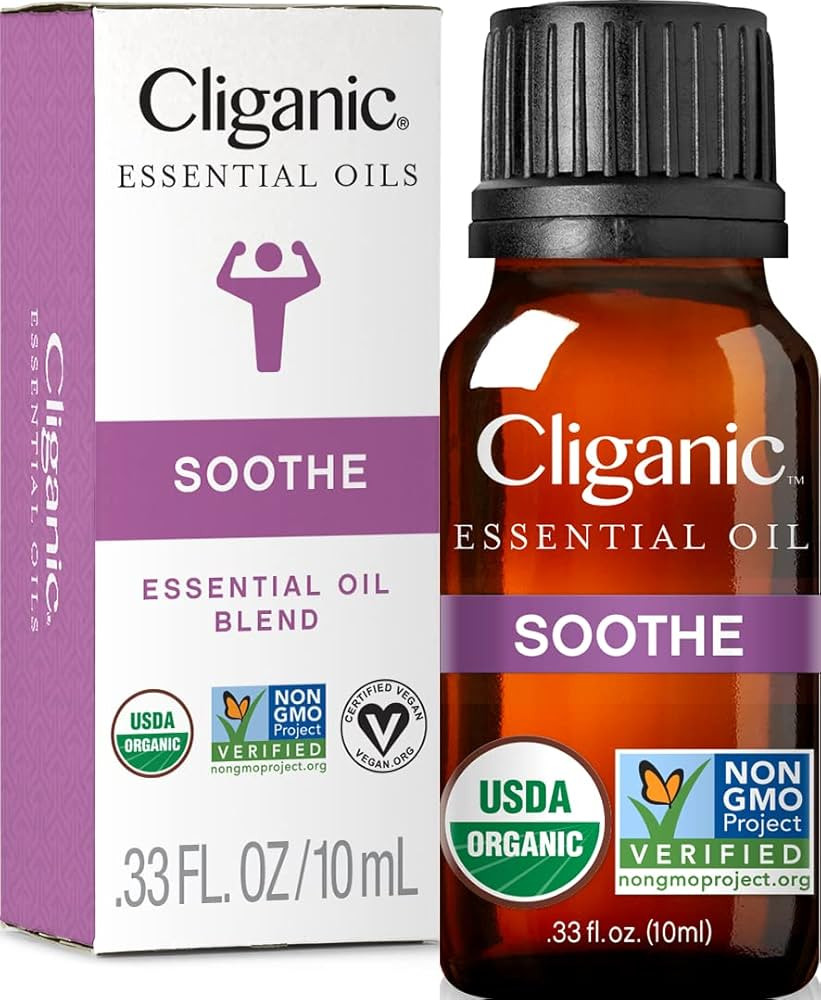 Cliganic Mezcla de aceites esenciales orgánicos Soothe | Amazon (US)