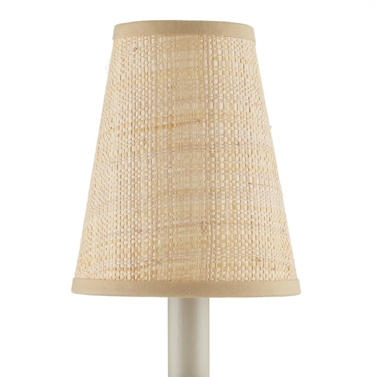 Natural Grasscloth Tapered Chandelier Shade | The Well Appointed House, LLC