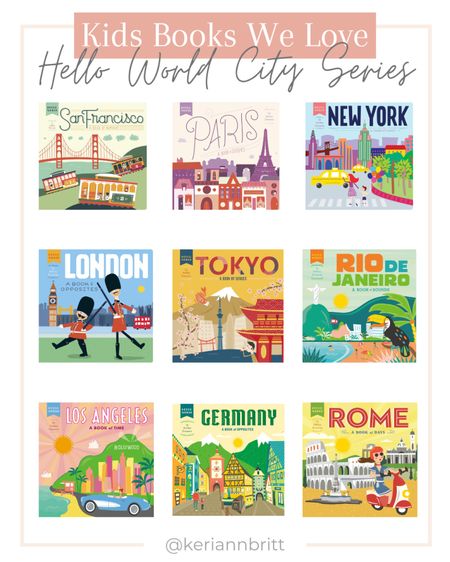 Hello World City Primer Books for Babies and Toddlers

Board books / kids books / educational books / toddler books / book series / geography books 

#LTKkids #LTKGiftGuide #LTKbaby