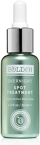 Bolden Overnight Spot Treatment | Fast Acting Acne Treatment with Sulfur | 1.0 fl oz | Amazon (US)