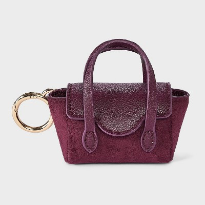 Mini Winged Satchel Bag Charm - A New Day™ Dark Red | Target