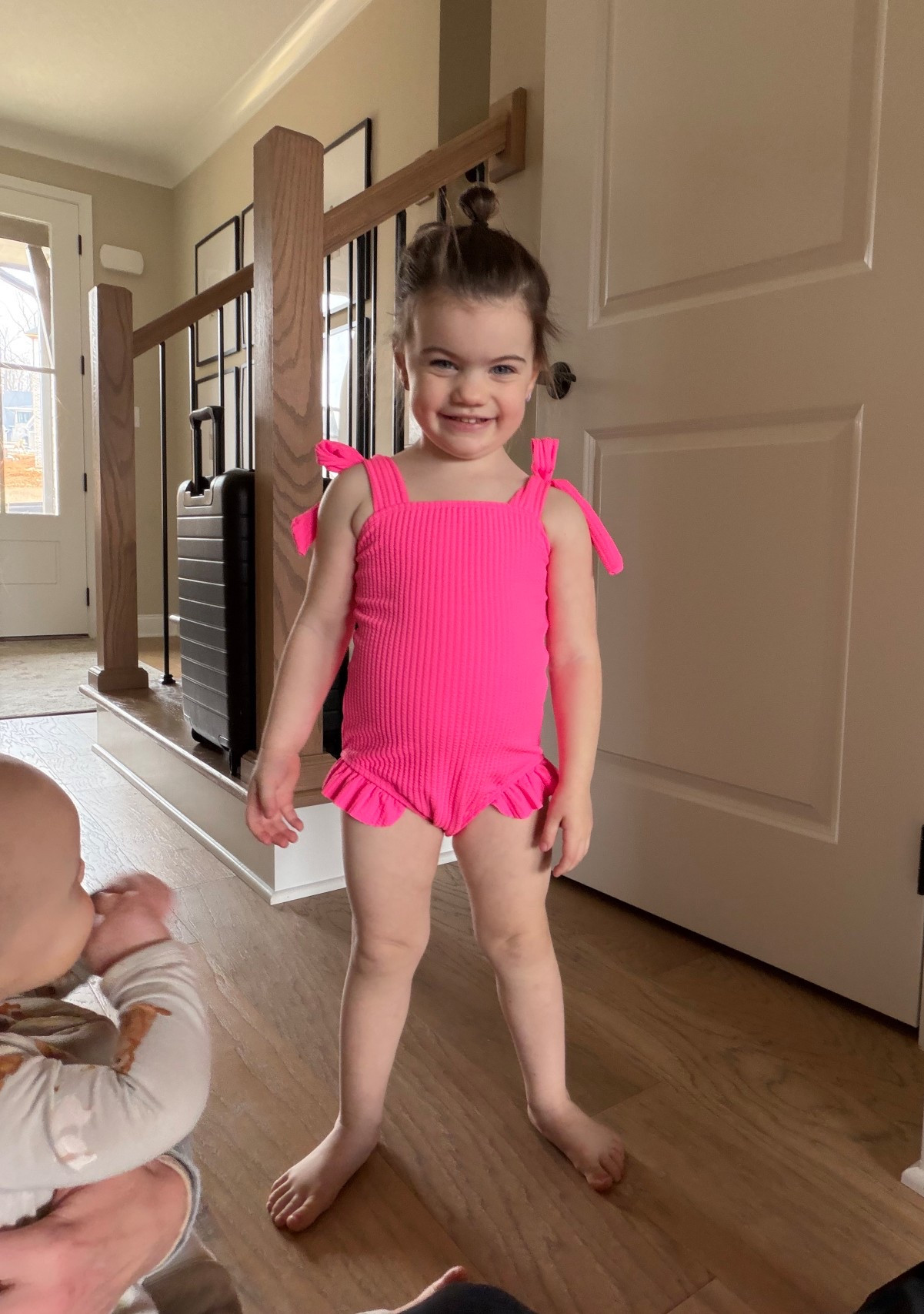 Amazon toddler swimsuit. This is our second season purchasing it in a new color. Love it so much! 

#LTKKids