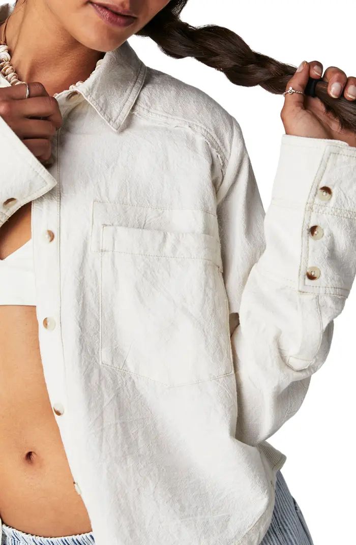 Free People Classic Button-Up Shirt | Nordstromrack | Nordstrom Rack