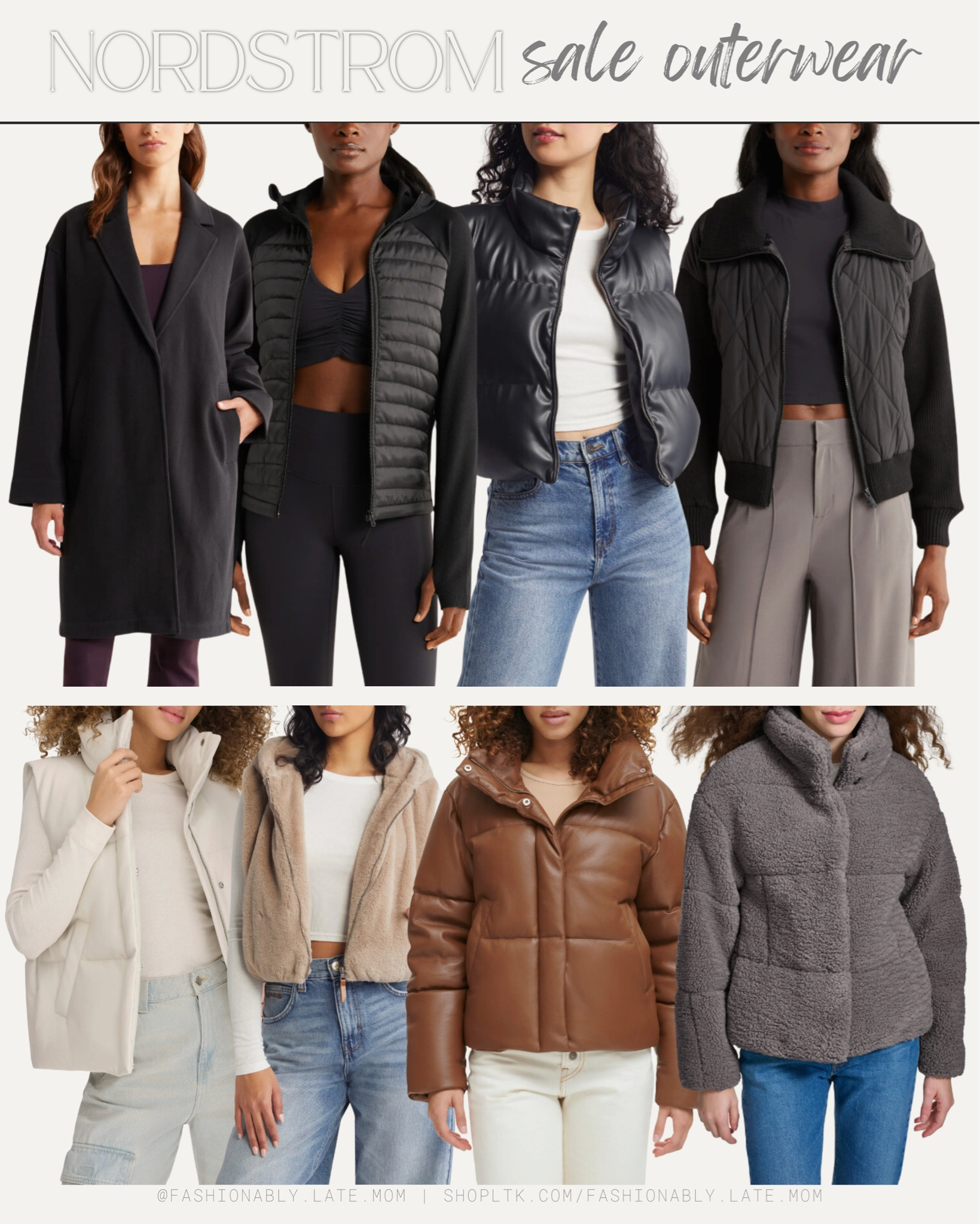 Nordstrom Sale Outerwear

Fashionablylatemom 
Casual romper
Form fitting sandals
Sun hat
Womens Summer knit Tops Loose
Women’s summer blouses
Women’s summer button up tops
Women’s summer sun hats
Summer fedoras
Summer sandals
Lace up sandals
Summer earrings
Hoop earrings
Beaded earrings
Distressed denim shorts
Women’s distressed shorts
Denim jacket
Tank top
Gauze pants
Linen pants
Flowy pants
Strappy sandals
Sun hat
Gold jewelry
Denim shorts
One piece swimsuit
Women’s swimwear
Beach tote
Summer jewelry

#LTKSeasonal #LTKxNSale #LTKSaleAlert