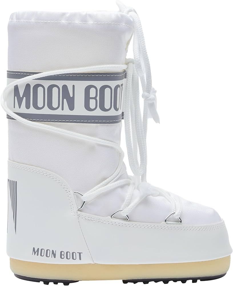 Amazon.com: Moon Boot, Icon Junior Nylon Unisex Boots, 23/26, White : Clothing, Shoes & Jewelry | Amazon (US)