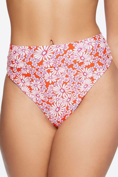 Floral High-Rise Bikini Bottoms | Forever 21 (US)