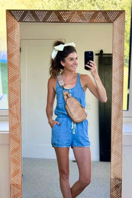 Check out this stylish romper that you can wear for running errands or as an everyday outfit! #casualstyle #outfitinspo #fashionfinds #springlook

#LTKstyletip #LTKSeasonal #LTKitbag
