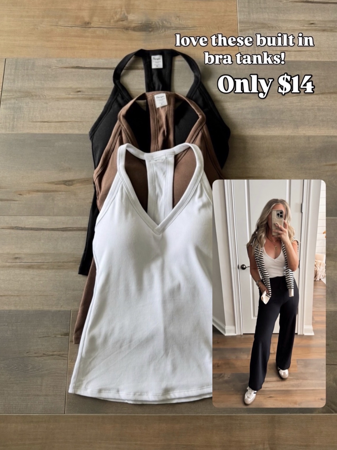 Built-in bra tanks under $20! Perfect tank for layering or wearing on its own.

Amazon fashion, v-neck tank, padded, everyday style, clothing essentials, affordable women's fashion finds, Amazon favorites.  

 #LTKgrwm #LTKootd