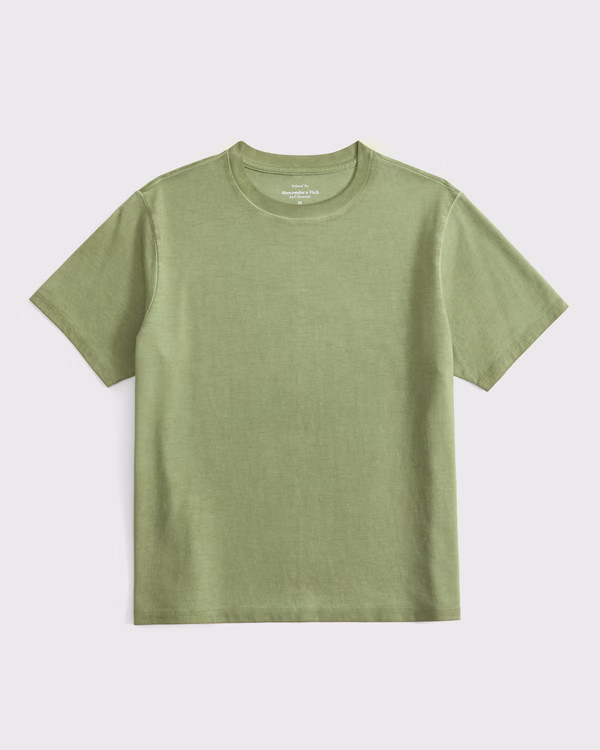 Essential Premium Polished Relaxed Tee | Abercrombie & Fitch (UK)