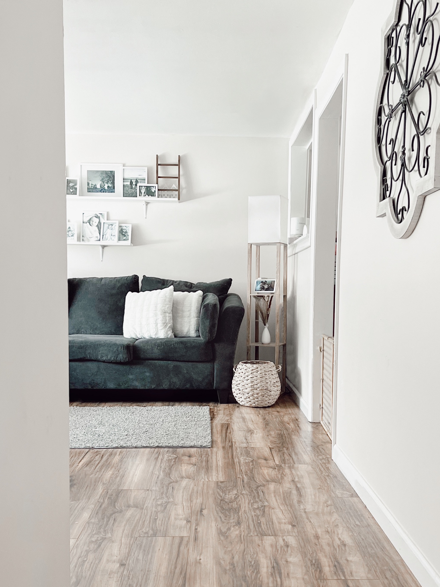 Floor lamp with shelves perfect as a side table/ reading light. Add cute decor. Comes in a few colors only $60 at target! 

#LTKhome #LTKunder100 #LTKFind