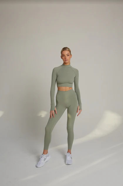 DAYFLEX HIGH WAISTED LEGGING - SAGE GREEN | We are TALA
