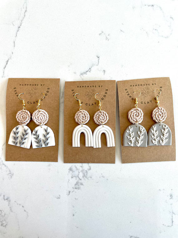 ROPE COLLECTION  Handmade Boho Clay Earrings | Etsy | Etsy (US)