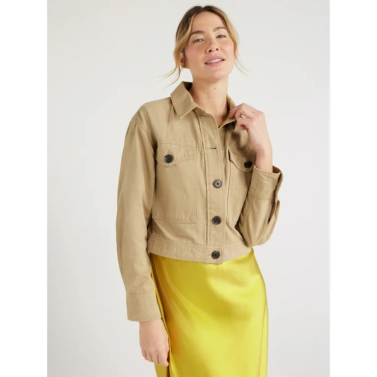 Free Assembly Women's Utility Jacket, Sizes XS-XXXL | Walmart (US)
