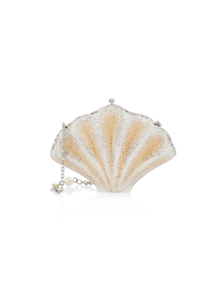 Clam Crystal-Embellished Clutch | Saks Fifth Avenue