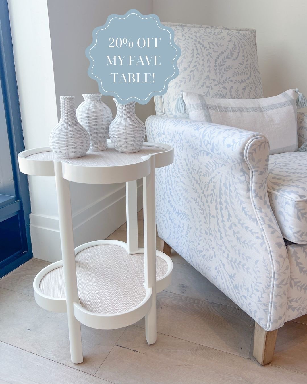 This Eden Martini Table has been one of my favorites for years! Both the table and chair are currently 20% off! 

- serena and lily furniture, serena and lily side tables, coastal home decor, coastal style, living room side tables, accent tables, white martini table, white side table, beach house furniture, living room decor, sitting room decor, nursery recliner, coastal recliner, serena and lily pillows, blue & white pillow covers, lumbar pillows, nursery decor, labor day sales

#LTKSaleAlert #LTKHome
