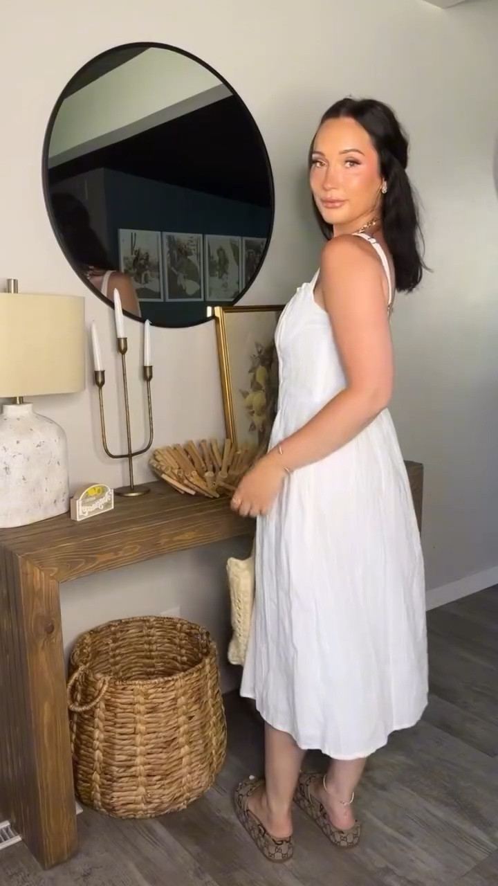 the perfect white dress for a beach vacation does exist and only $35!

wearing a size small • comment DRESS for outfit links!

#ltkunder50 #toddlermama #vacationstyle #vacationdress #targetstyle #targetfinds