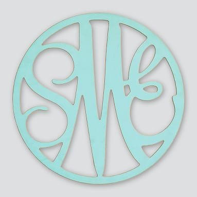 Wooden Cut-Out Script Monogram | Pottery Barn Teen