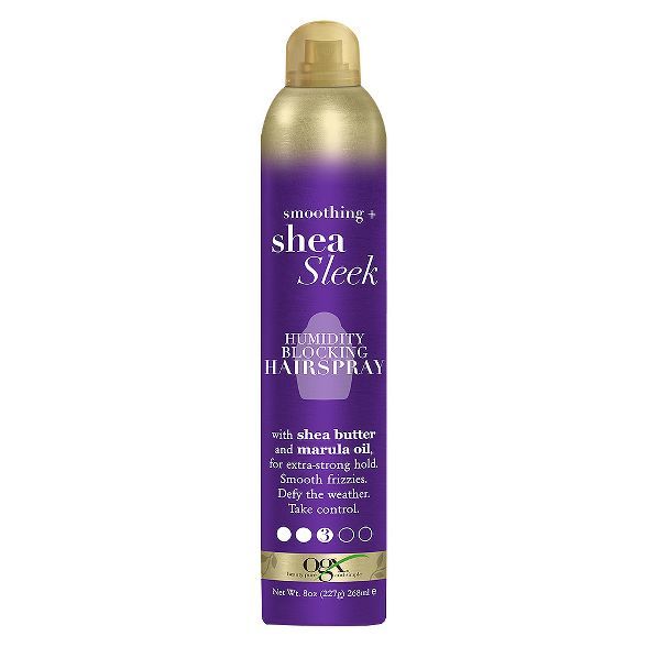 OGX Smoothing + Shea Sleek Humidity Blocking Hairspray - 8oz | Target