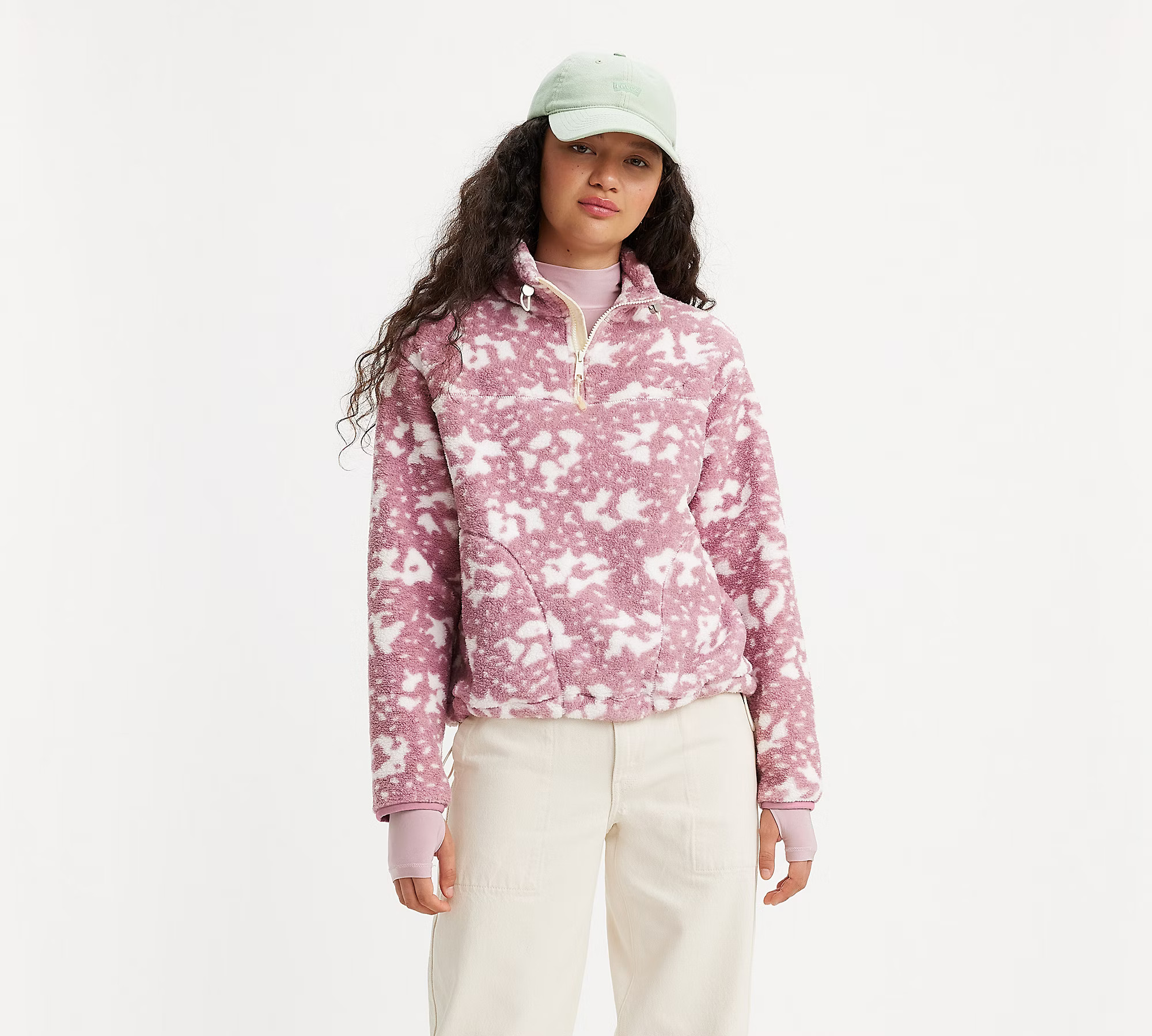 Big Foot Sherpa 1/4 Zip Sweatshirt | LEVI'S (US)