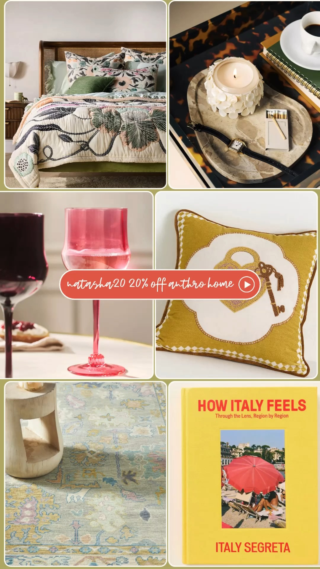Anthropologie home finds I’m currently obsessed with 🤍 Use code NATASHA20 for 20% off @anthropologie home favorites!! 
 

 #LTKSaleAlert