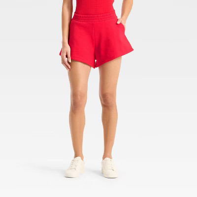 Women's 4" French Terry Flowy Shorts - All In Motion™ | Target