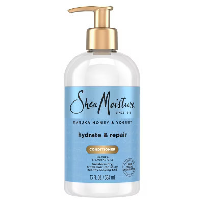 SheaMoisture Manuka Honey & Yogurt Hydrate & Repair Conditioner - 13 fl oz: Textured & All Hair Types, Moisturizing Formula | Target