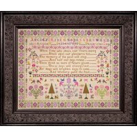 Hands Across The Sea Samplers ""Memories Of Past"" Counted Cross Stitch Chart, English Sampler, Pattern Only | Etsy (US)