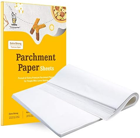 Katbite 16x24 inch Heavy Duty Parchment Paper Sheets, 100Pcs Precut Non-Stick Full Parchment Shee... | Amazon (US)