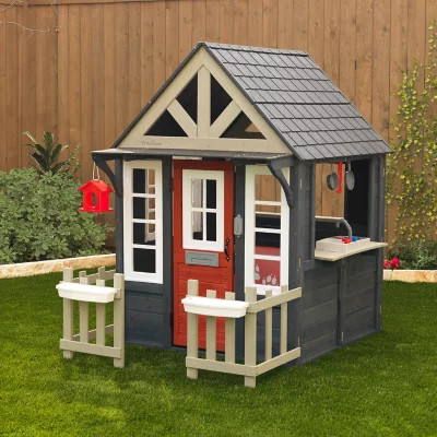 KidKraft Lakeside Bungalow Wooden Playhouse - Sam's Club | Sam's Club
