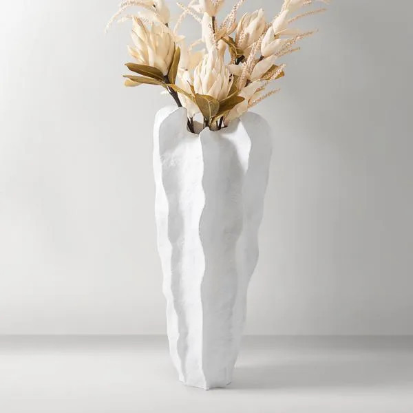 Playa Floor Vase | Matte White | Décor Vase | Z Gallerie | 15" Diameter x 36"H | Resin | Z Gallerie