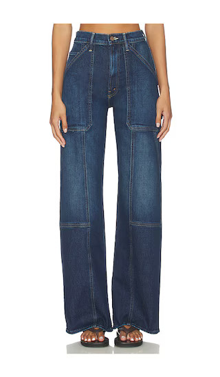 The Lasso Utility Sneak Jeans in Shine On | Revolve Clothing (Global)