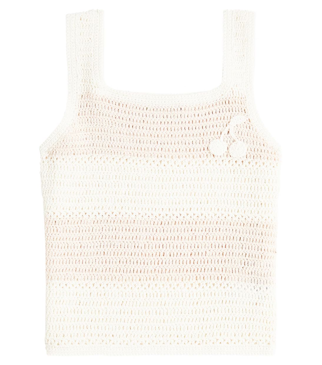 Cap striped crochet cotton tank top | Mytheresa (US/CA)