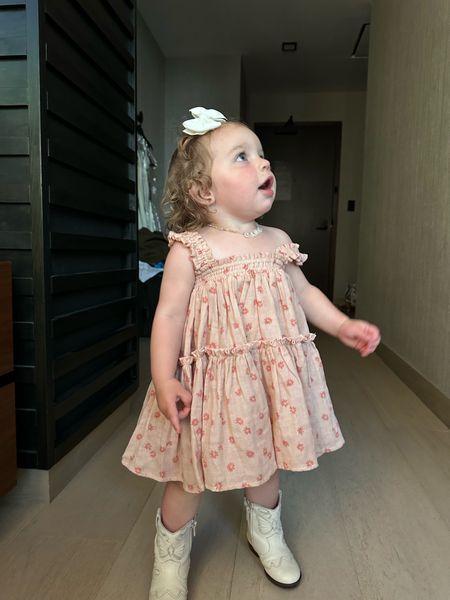 Toddler girl spring dress. 

#LTKbaby #LTKfindsunder50 #LTKkids