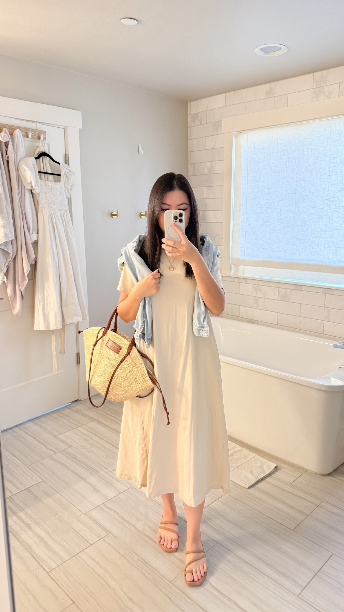 Travel outfit with crocs sandals and Sezane straw bag

#LTKItBag #LTKShoeCrush #LTKTravel