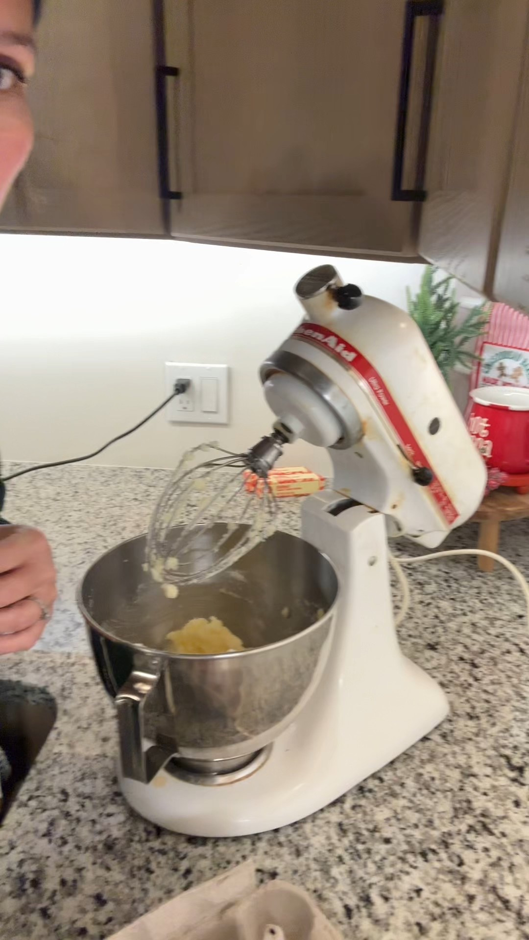 Making sugar cookies is officially one of my favorite Christmas traditions 🎄🍪
This recipe is so easy, turns out perfect every time, and the cookies actually keep their shape while baking (a must). They’re thick, soft, and chewy—exactly how a sugar cookie should be.
If you want the recipe, just let me know 🤍 P.S…I think this Kitchen Aid is older than me! 😂

#LTKfoodie #LTKmomlife #LTKHoliday