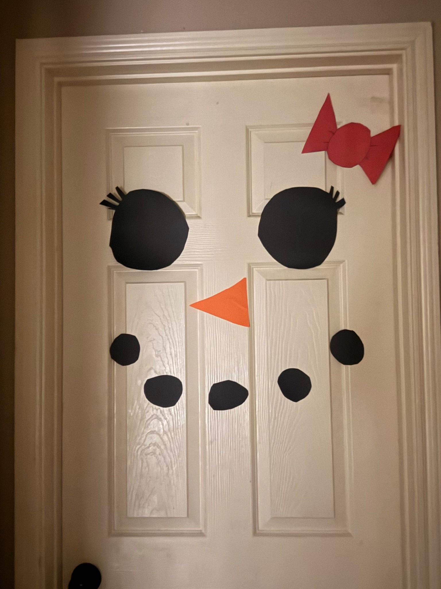 A little imagination and double sided tape to decorate the girls door. 

#LTKHome #LTKSeasonal #LTKHoliday