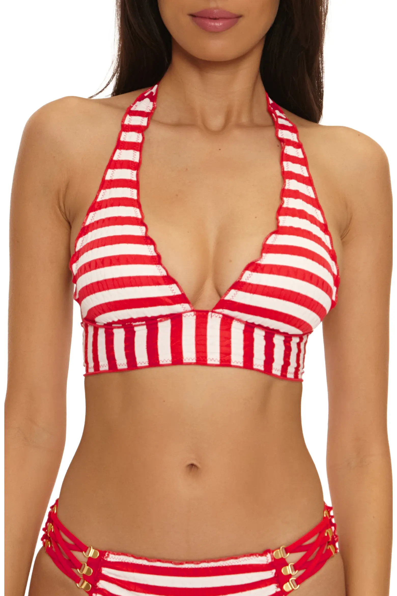 Sail Away Stripe Halter Bikini Top (Women) | Nordstrom | Nordstrom