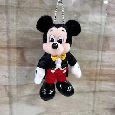 Tokyo Disney Resort Mickey Mouse Classic Vintage Stuffed Plush Doll Keychain  | eBay | eBay US