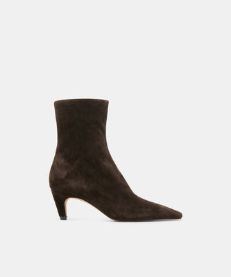 Karlie Booties in Espresso Suede Size 8.5 By Dolce Vita | DolceVita.com