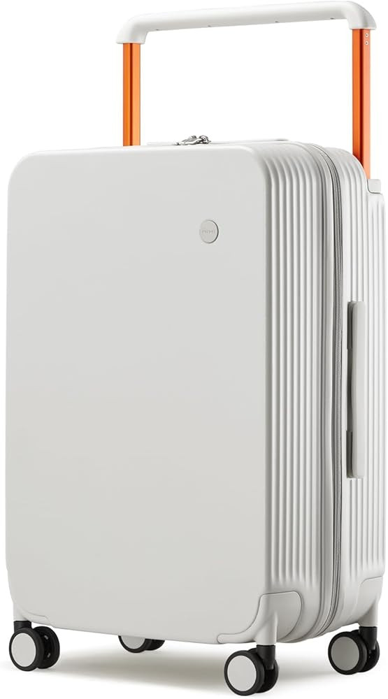 mixi Carry On Luggage Airline Approved Wide Handle Lightweight Luggage PC Hard Shell Suitcases Ro... | Amazon (US)