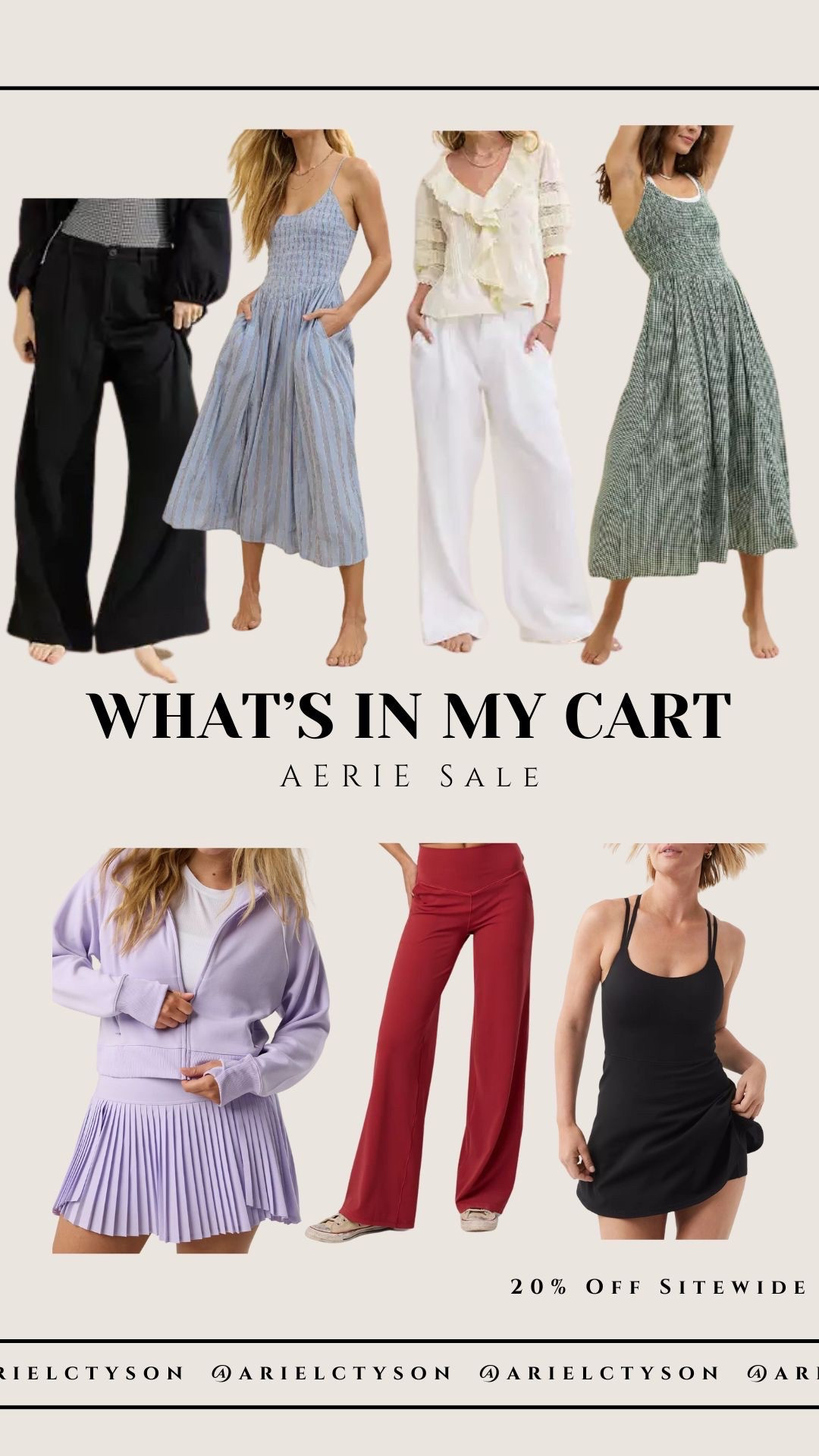 LTK spring sale what’s in my cart from Aerie! Get 20% off site wide with code SPRINGLTK20

#LTKSpringSale #LTKSaleAlert #LTKActive