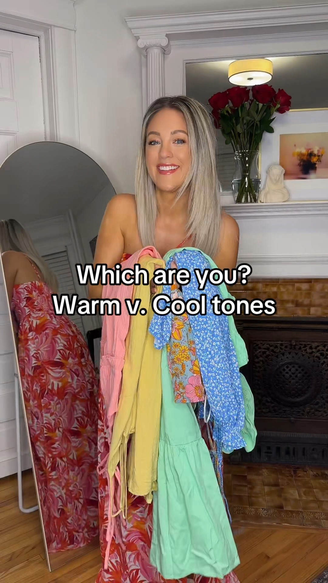The color analysis trend has me intrigued! Which colors are you drawn to: warm tones (pink, orange, yellow, red) or cool tones (blue, green, purple, teal)? 

🩷❤️🧡💛 or 💚🩵💙💜

#coloranalysis #warmtones #cooltones 

#LTKSeasonal #LTKStyleTip #LTKFindsUnder50
