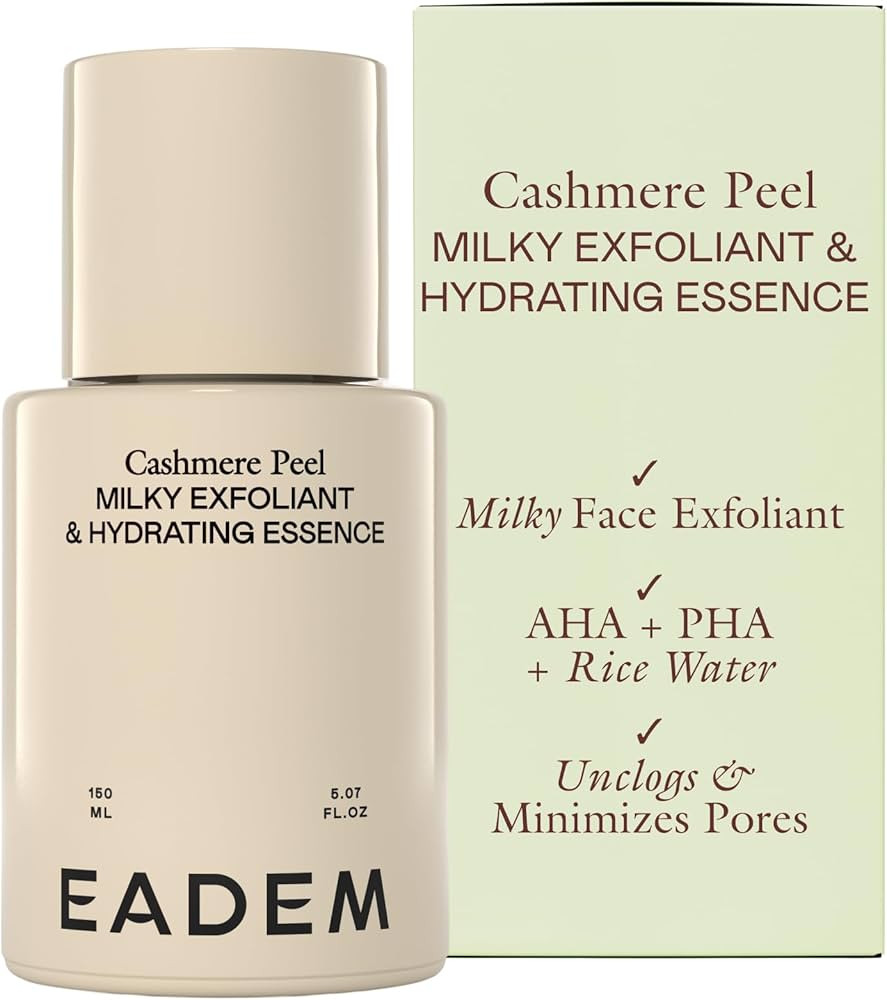 EADEM Gentle Exfoliating AHA & PHA Toner, Milky Rice Toner Exfoliant with Lactic, Azelaic, & Tran... | Amazon (US)