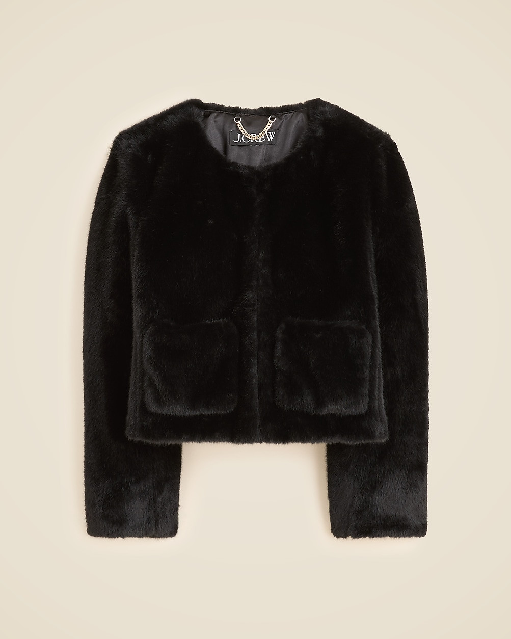 Faux-fur lady jacket | J. Crew US