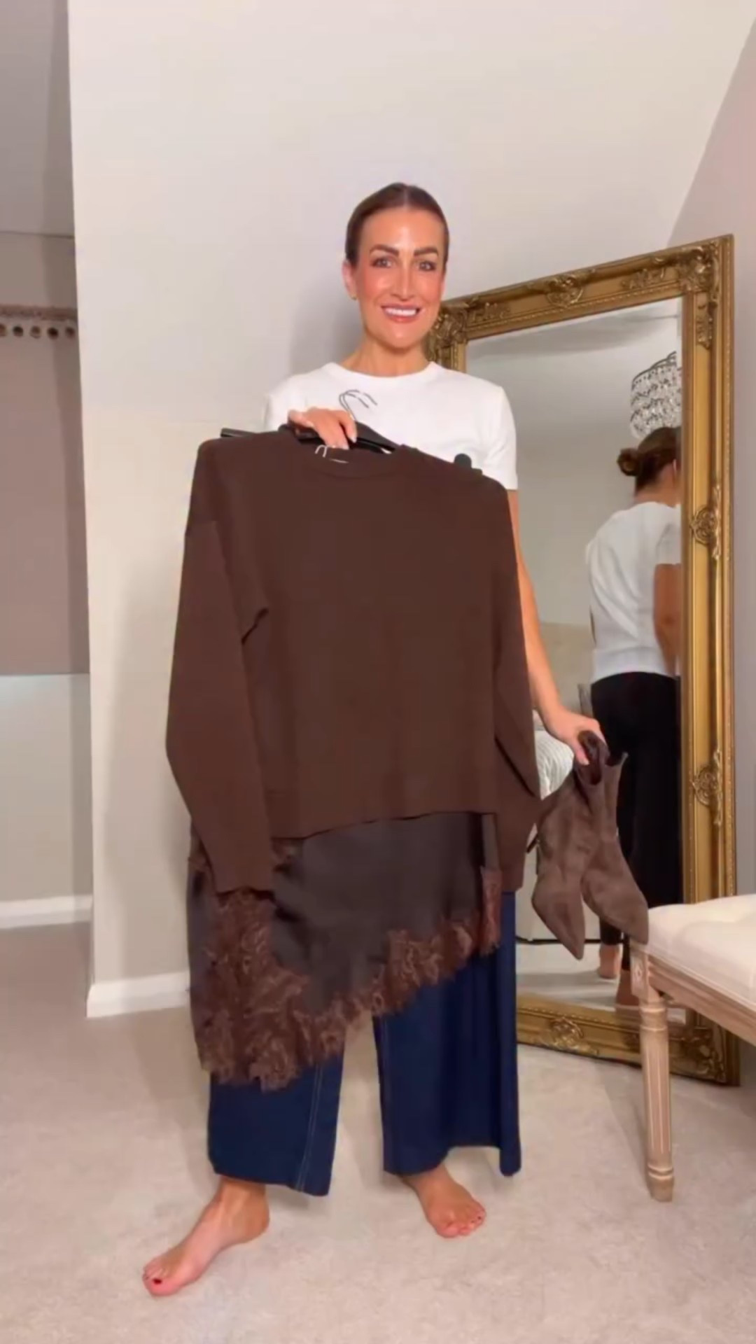 Get Ready with me 🤎 Let me know if you would like the links by commenting below x

#grwm #getreadywithme #outfitinspo #jeans #newcollection