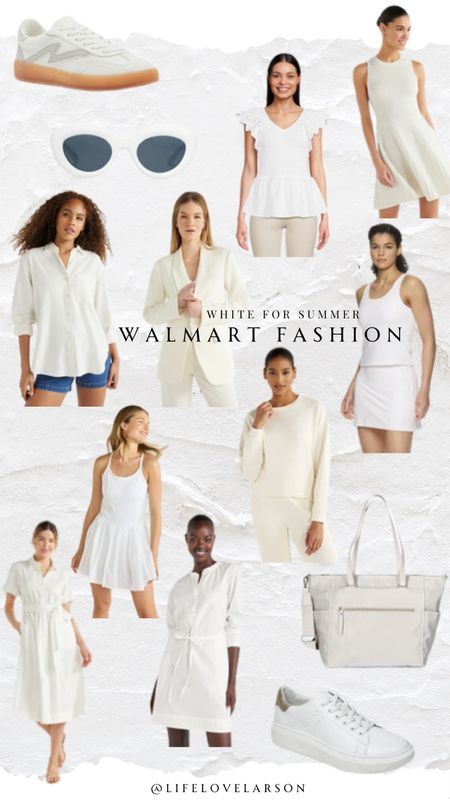 @walmartfashion
#walmartpartner 
#walmartfashion
There is nothing better than wearing white in the summer! From blazers to sweaters to sneakers to dresses, Walmart has everything you need for looking chic in the summer! 

#LTKOver40 #LTKxWalmart #LTKFindsUnder50