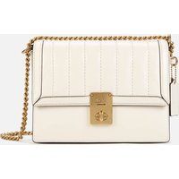 Coach Women's Souffle Quilting Hutton Shoulder Bag - Chalk | Coggles (Global)