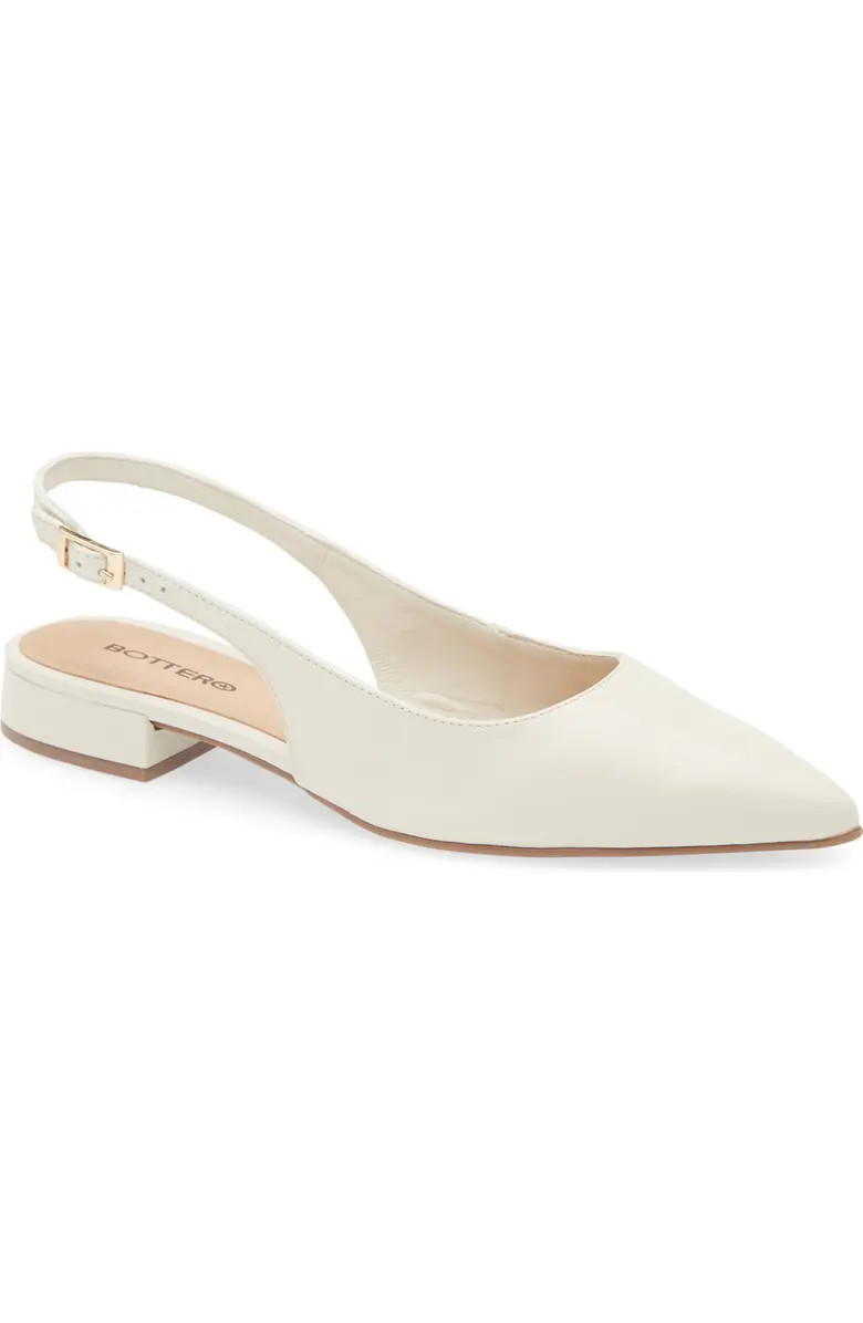 Alessandra Slingback Pointed Toe Flat (Women) | Nordstrom