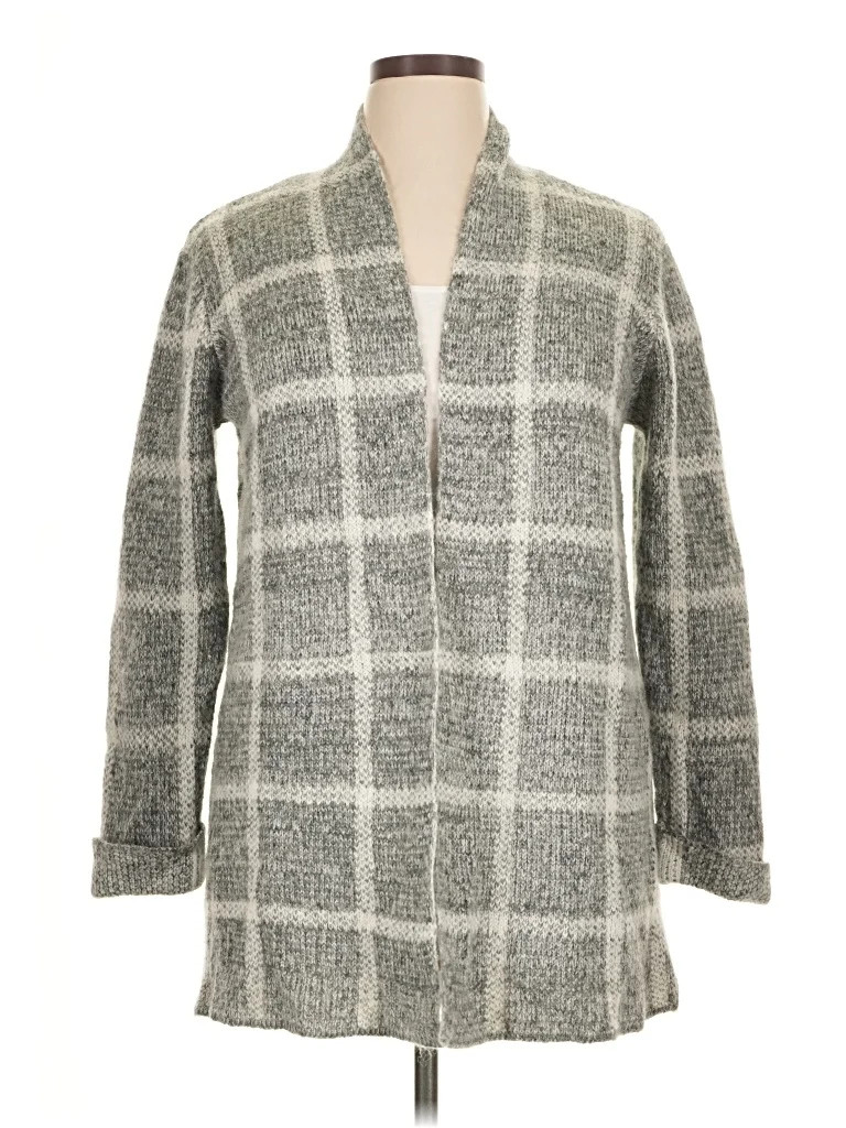 Just Fab Gray Cardigan Size 1X - 60% off | ThredUp (US)