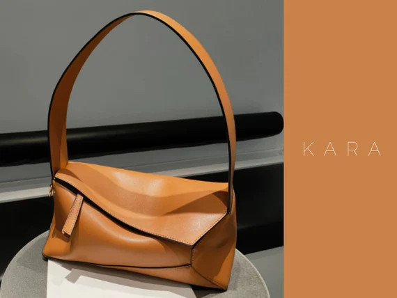 Genuine Leather Minimal Shoulder Bag Puzzle Bag Puzzle | Etsy | Etsy (US)